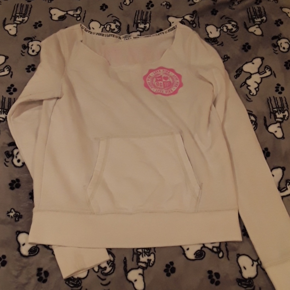 Victoria's Secret PINK off the shoulder sweater